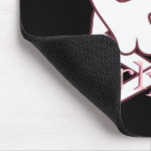 Girly Skull Mousepad Muismat (Hoek)