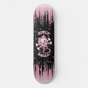 Girly Skull Skateboard