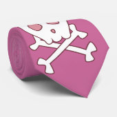 Girly Skull-Stropdas Stropdas (Opgerold)