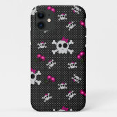 Girly Skulls Case-Mate iPhone Case (Achterkant)