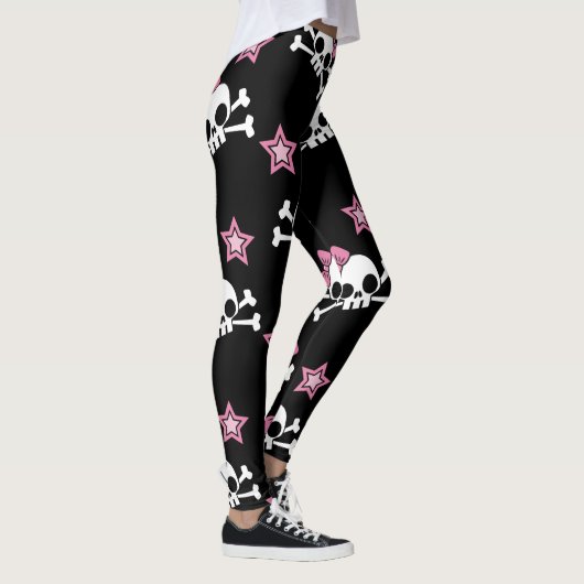 Girly Skulls Leggings (Rechts)