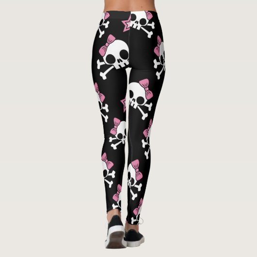 Girly Skulls Leggings (Achterkant)
