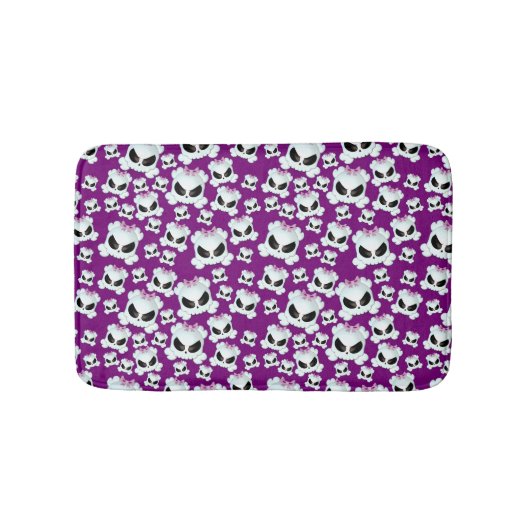 Girly Skullz Badmat (Voorkant)