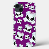 Girly Skullz Case-Mate iPhone Case (Achterkant)