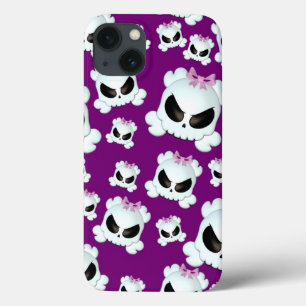 Girly Skullz iPhone 13 Hoesje