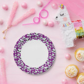 Girly Skullz Papieren Bordje (Feest)