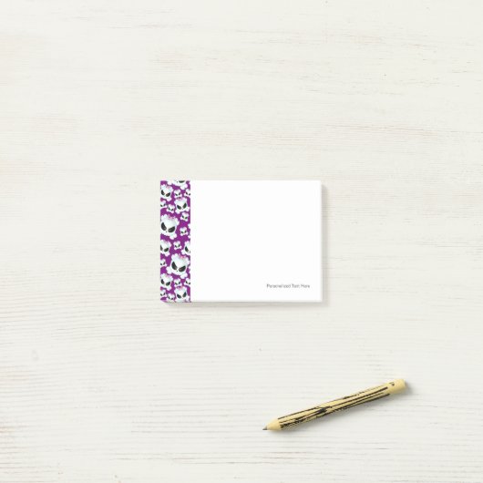 Girly Skullz Post-it® Notes (Op bureau)