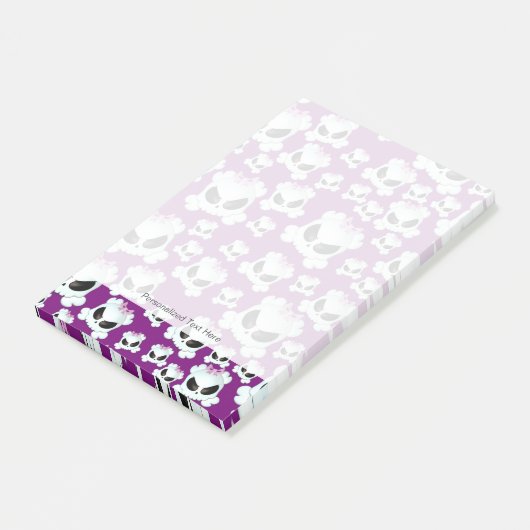 Girly Skullz Post-it® Notes (Schuin)