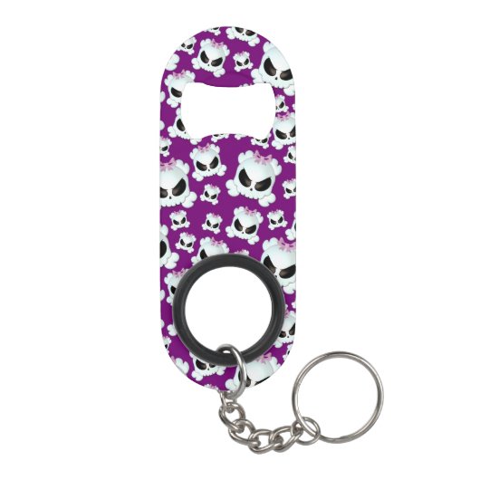 Girly Skullz Sleutelhanger Flessenopener (Achterkant)