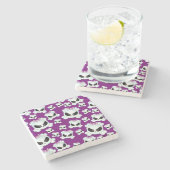 Girly Skullz Stenen Onderzetter (Zijkant)