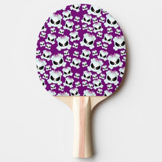 Girly Skullz Tafeltennisbatje (Voorkant)