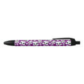 Girly Skullz Zwarte Inkt Pen (Bovenkant)
