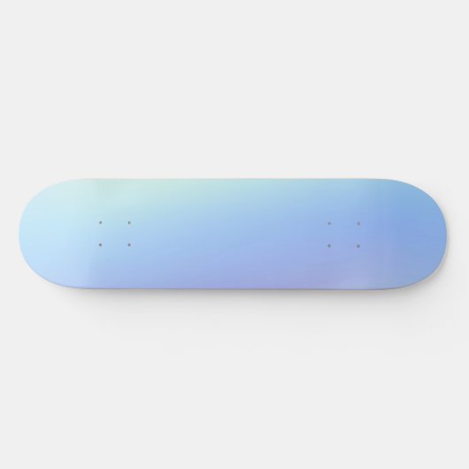 Girly Sky Blue Persoonlijk Skateboard (Horizontaal)