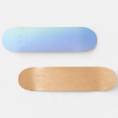 Girly Sky Blue Persoonlijk Skateboard (Horizontaal)