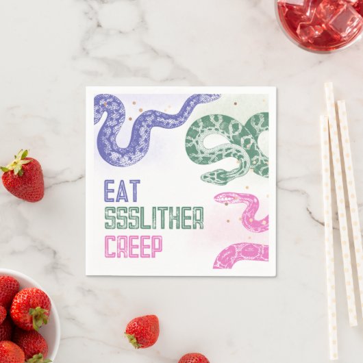 Girly Snake Party Servetten (Insitu)