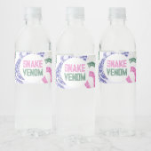 Girly Snake Water Fles Etiketten (Flessen)