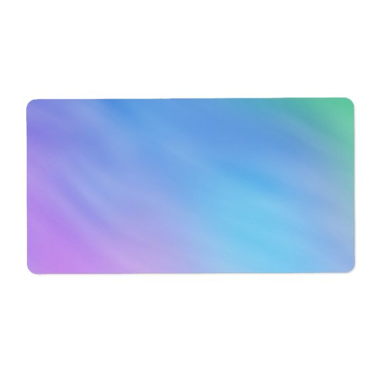 Girly Soft Rainbow Etiket (Voorkant)