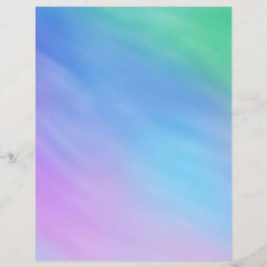 Girly Soft Rainbow Flyer (Achterkant)