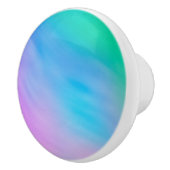 Girly Soft Rainbow Keramische Knop (Rechts)