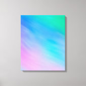 Girly Soft Rainbow kleurde Sky Canvas Afdruk (Voorkant)
