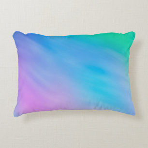 Girly Soft Rainbow kleurde Sky Decoratief Kussen