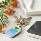 Girly Soft Rainbow Sleutelhanger (Zijkant)