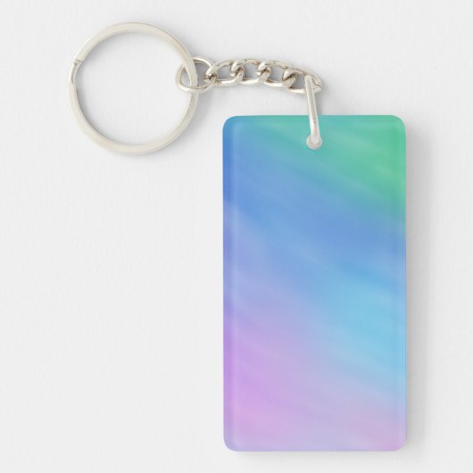 Girly Soft Rainbow Sleutelhanger (Voorkant)
