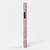 Girly Sparkle Blush Pink Glitter Case-Mate iPhone Case (Achterkant/rechts)
