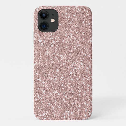 Girly Sparkle Blush Pink Glitter Case-Mate iPhone Case (Achterkant)
