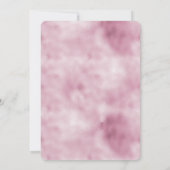 Girly Sparkle Pink Glitter Kaart (Achterkant)