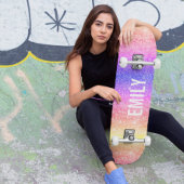 Girly Sparkles Rainbow Persoonlijk Skateboard