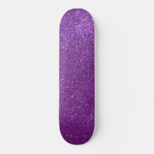 Girly Sparkly Royal Paars Glitter Persoonlijk Skateboard
