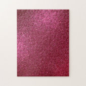 Girly Sparkly Wine Burgundy Red Glitter Legpuzzel (Verticaal)
