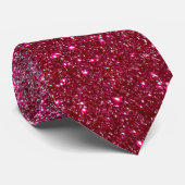 Girly Sparkly Wine Burgundy Red Glitter Stropdas (Opgerold)