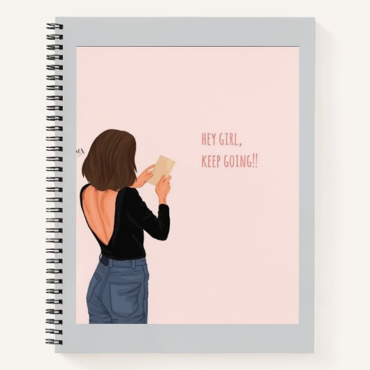 Girly Spiral Notitieboek (Voorkant)