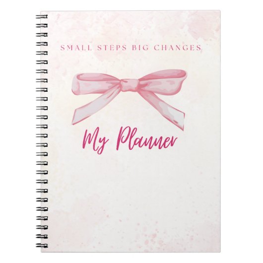 Girly Spirale NietBoek Notitieboek (Voorkant)