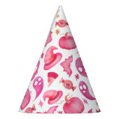 Girly Spooky One 1st Birthday Name Party Pet Feesthoedjes (Links)