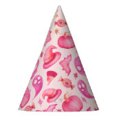 Girly Spooky One 1st Birthday Name Party Pet Feesthoedjes (Links)