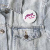 Girly Squirrel Button (In situ)