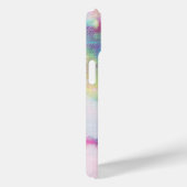 Girly Stropdas-Dye Colorful Monogram Name Case-Mate iPhone Case (Achterkant / Rechts)