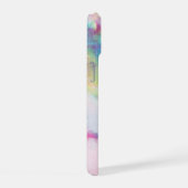 Girly Stropdas-Dye Colorful Monogram Name iPhone 15 Case (Rechterkant)