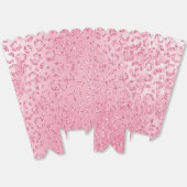  Girly Sugar Pink Glitter Luipaard Bedankdoosjes (Ongevouwen)