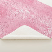  Girly Sugar Pink Glitter Luipaard Sherpa Deken (3/4)