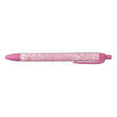  Girly Sugar Pink Glitter Luipaard Zwarte Inkt Pen (Bodem)