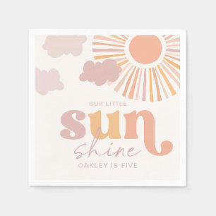 Girly Sun Party Napkins Servet