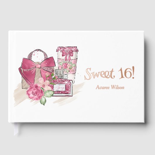 Girly Sweet 16! Gastenboek (Voorkant)