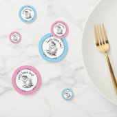 Girly Tea Party Bichon Frise Dog - Cute Confetti (Groep)