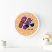 Girly Teenslippers Zonnebril Naam toevoegen Grote Klok (Huis)
