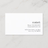 Girly Texture Pink Scissor Hair Stylist Visitekaartje (Achterkant)