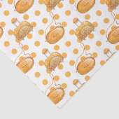 Girly Things (Design 51 Geel/Sinaasappel serie) Tissuepapier (Detail)